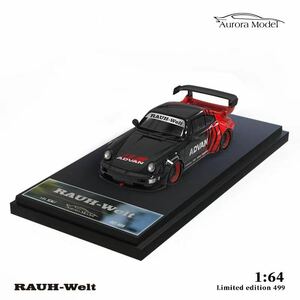 1/64 aurora model ポルシェ RWB 964 advan アドバン