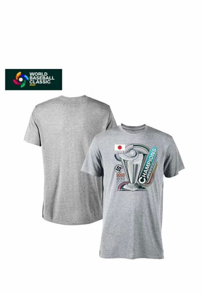 新品未開封2023WBCオーセンティックTシャツ 公式グッズ グレーLサイズ