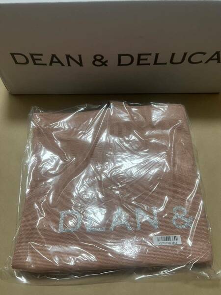 新品未開封 正規品 DEAN&DELUCA チャリティートートバッグ　コーラル Lサイズ