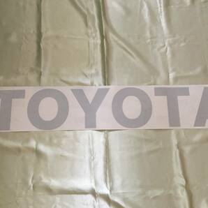 TOYOTA HILUX REVO トヨタ 銀文字 反射 リフレクター ステッカー 16cmｘ90cm シール 新型 ハイラックス レボ GUN125 リアゲート タコマの画像6