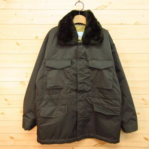 ◎美品！DE-LUXE COAT デラックスコート◆ドカジャン パイロットジャンパー カストロコート 裏ボア 旧車 昭レトロ◆メンズ カーキ M◆A4083