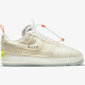 新品未使用 NIKE AIR FORCE 1 26.0 26センチ ナイキエアフォース エクスペリメンタル 白 ベージュ オレンジ レアの画像6