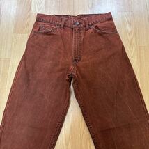 Levi's ☆即決☆ 米国製オレンジタブ リラックスフィット カラー 550 W31 (77cm) L30 (75cm) リーバイス 管理番号Kー60221505517_画像2