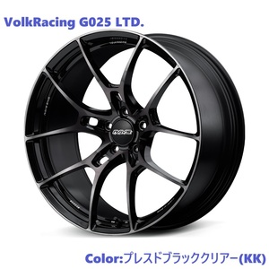 【納期要確認】Volk Racing G025 LTD. SIZE:7.5J-18 +48(F1) PCD:114.3-5H Color:KK ホイール4本セット