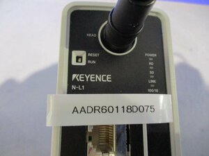 中古 KEYENCE N-L1 バーコード装置用 Ethernet 専用通信装置 /BL-1301 超小型デジタルバーコードリーダ (AADR60118D075)
