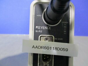 中古 Keyence N-R2 RS-232C Code Reader Interface Communication Unit 24VDC/SR-610 超小型2次元コードリーダ (AADR60118D059)