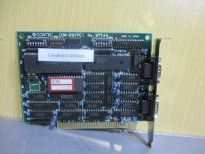 中古 CONTEC COM-2S(PC) High speed intelligent type serial I/O board (CAQR60118B189)