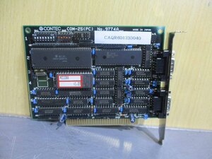 中古 CONTEC COM-2S(PC) High speed intelligent type serial I/O board (CAQR60123D040)