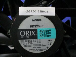 中古 ORIENTAL MOTOR AC FAN MRS25-T ACプロペラファン MRSシリーズ (JBBR60123B028)