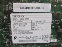 中古 YASKAWA SERVO PACK SGDJ-01AP サーボパック (LBGR60124B189)_画像2