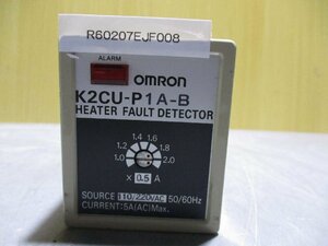 中古OMRON K2CU-P1A-B ヒータ断線警報器 小容量プラグインタイプ AC110V/220V (R60207EJF008)