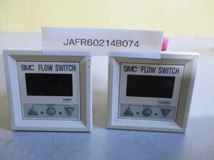 中古SMC PF2W300-A-M 空気用デジタルフロースイッチ 2個(JAFR60214B074)