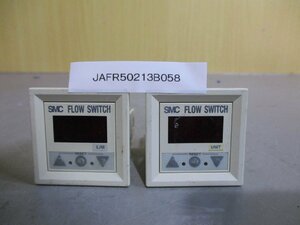 中古 SMC PF2W300-A-M 空気用デジタルフロースイッチ 2個(JAFR50213B058)
