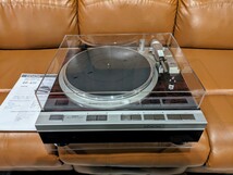 美品 メンテナンス済 DENON DP-47F フルオートレコードプレーヤー 新品カートリッジ 新品ダストカバー ダイレクトドライブ クォーツ_画像1