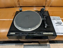 美品 メンテナンス済 日立 Lo-d HT-500 MkⅡ レコードプレーヤー 新品カートリッジ ダイレクトドライブ クォーツ_画像2