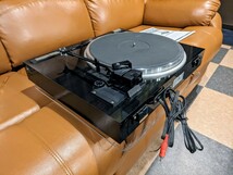 美品 メンテナンス済 日立 Lo-d HT-500 MkⅡ レコードプレーヤー 新品カートリッジ ダイレクトドライブ クォーツ_画像7