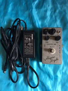  rare goods!* Suzuki Shigeru manufacture suspension autographed Booster Amp / B-1 accessory valuable extra great number equipped * eko -p Rex |ECHOPLEX finest quality booster 
