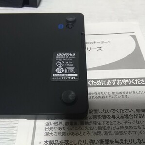 iBUFFALO 充電式ワイヤレス折りたたみキーボード BSKBB15BK Bluetooth 無線キーボードの画像5