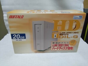 BUFFALO 20GB attached outside hard disk drive DIL-20G attached outside HDD IEEE1394 USB1.1