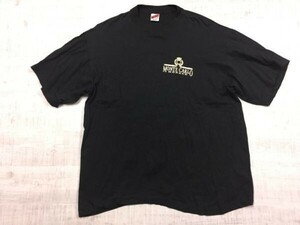 90s 古着 SOL'S KING モンテカルロ モナコ MONTE CARLO MONACO スーベニア お土産 半袖Tシャツ カットソー メンズ XL 黒