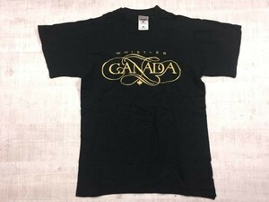 WHISTLER CANADA ウィスラー カナダ スーベニア お土産 90s オールド 古着 半袖Tシャツ カットソー メンズ カナダ製 S 黒