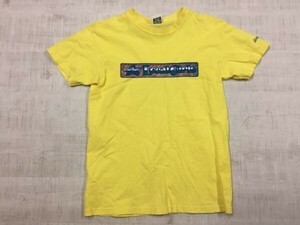 USA製 Local Girls ローカルガールズ オールド レトロ 古着 サーフ カルチャー 半袖Tシャツ カットソー レディース ONE 黄色