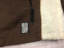 キラーループ KILLERLOOP デサント DESCENTE サーフ ウインタースポーツ バイカラー ジャケット メンズ ナイロン100% L 茶色_画像3