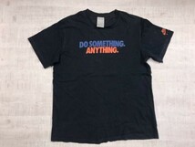 ナイキ NIKE レトロ スポーツ DO SOMETHING. ANYTHING. 半袖Tシャツ レディース コットン100% 大きいサイズ XL 紺_画像1