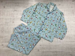 Сахарная земля земля Pocco Pajamas Up и Land Setup Kids Gingham чек персонажа Sanrio Old Retro 130