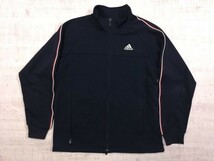 アディダス adidas メンズ CLIMA365 トラックジャケット ジャージ 袖ライン ラグラン M 紺_画像1