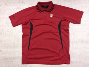 ネクスジェン NEXGEN スポーツ ゴルフ ドライメッシュ 半袖ポロシャツ メンズ ポリエステル100% L 赤