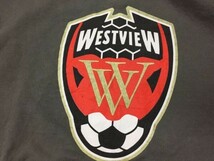 PORT AND COMPANY製 Westview オールド スポーツ サッカー カレッジ アメカジ 古着 プルオーバー スウェット パーカー メンズ L グレー_画像3