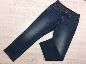 リーバイス Levi's アメカジ ストレート USEDウォッシュ デニム パンツ ジーンズ ボトムス メンズ ややストレッチ 28 青