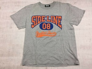 サイドライン SIDELINE バンダイ BANDAI 超特急 男子チアリーディング ドラマ 半袖Tシャツ カットソー メンズ グレー