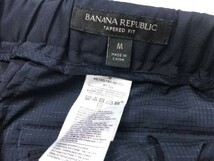 バナナリパブリック Banana Republic アメカジ トラッド センタープレス ウエスト背面ゴム スラックス パンツ ボトムス レディース M 紺_画像2