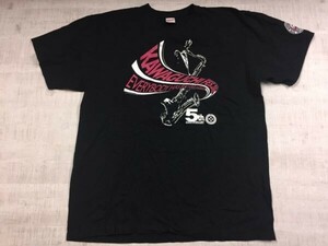 KAWAGUCHI FES 2016 川口 ストリート ジャズ フェスティバル 半袖Tシャツ カットソー メンズ 大きいサイズ XXL 黒
