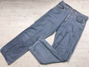 リーバイス Levi's 512 ストレート 白タブ デニムパンツ ジーンズ ボトムス メンズ ジップフライ 日本製 34 青