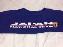 フラッグスタウン LAGS TOWN 公式 JFA Japan サッカー 日本代表 スポーツ 配色切替 半袖Tシャツ カットソー メンズ M 白/青_画像3