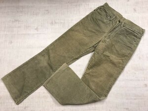 リーバイス Levi's 517 アメカジ 白タブ ブーツカット フレア コーデュロイ パンツ ボトムス メンズ 30 カーキ