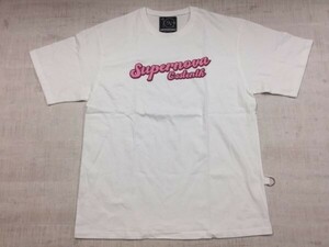 SUPERNOVA 超新星 K-POP 韓流 日本デビュー10周年 バックプリント有 半袖Tシャツ カットソー メンズ 韓国製 白