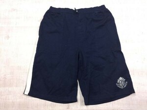 ポロ ラルフローレン Polo by Ralph Lauren サイドライン アメカジ ドローコード ショート ハーフ パンツ ボトムス メンズ 170 紺