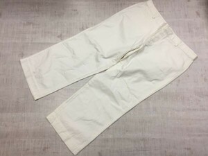  Ralph Lauren Ralph Lauren impact 21 American Casual trad cropped pants Sabrina pants bottoms lady's 5f white largish size 