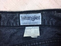 ラングラー wrangler オールド レトロ 古着 アメカジ テーパード デニムパンツ ジーンズ ボトムス メンズ ジップフライ M 青_画像2