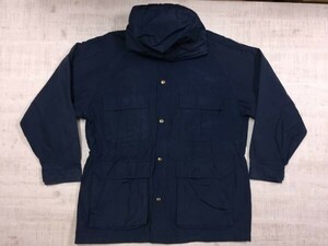 JOUR DE MONSIEUR アメカジ オールド レトロ 60/40ナイロン ロクヨン マウンテンパーカー ジャケット メンズ コットン60% ナイロン40% M 紺