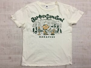 バーバーサマソニ Babrber Samasoni ヘアサロン ATHLETICS 原宿 サマーソニック 夏フェス イベント 半袖Tシャツ メンズ S 白