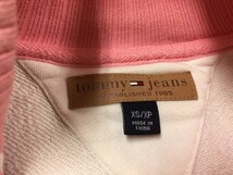 トミーヒルフィガー TOMMY HILFIGER Jeans トミーガール Tommy Girl ロング丈 スウェットジャケット スタジャン レディース XS_画像2