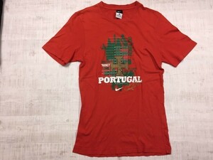 ナイキ NIKE サッカー ポルトガル代表 クリスティアーノ・ロナウド 半袖Tシャツ カットソー メンズ バックプリント有 S 赤