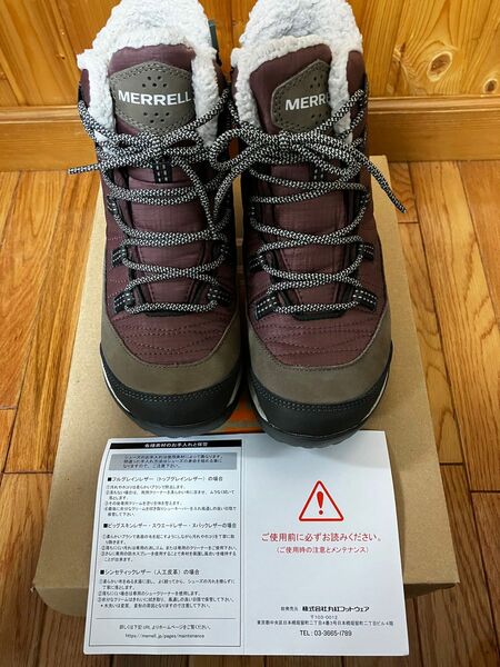 メレル　MERRELL 37.5 24cm W ANTORA SNEAKER BOOT MARRON トレッキング　ブーツ　