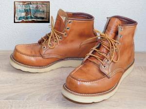 89年製 旧四角犬タグUSA 6.5E REDWING 875 アイリッシュセッター レッドウィング オロラセット ヴィンテージ 80s 廃盤 レア 25cm 25.5cm