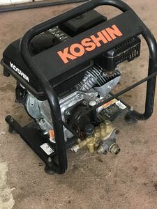 KOSHIN 工進 エンジン式 高圧洗浄機 JCE-1408U エンジン始動可能　ジャンク品(A152)